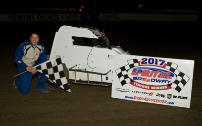 MATT SMITH IS FIRST TO REPEAT IN SPIRIT AUTO CENTER SPEEDWAY ACTION